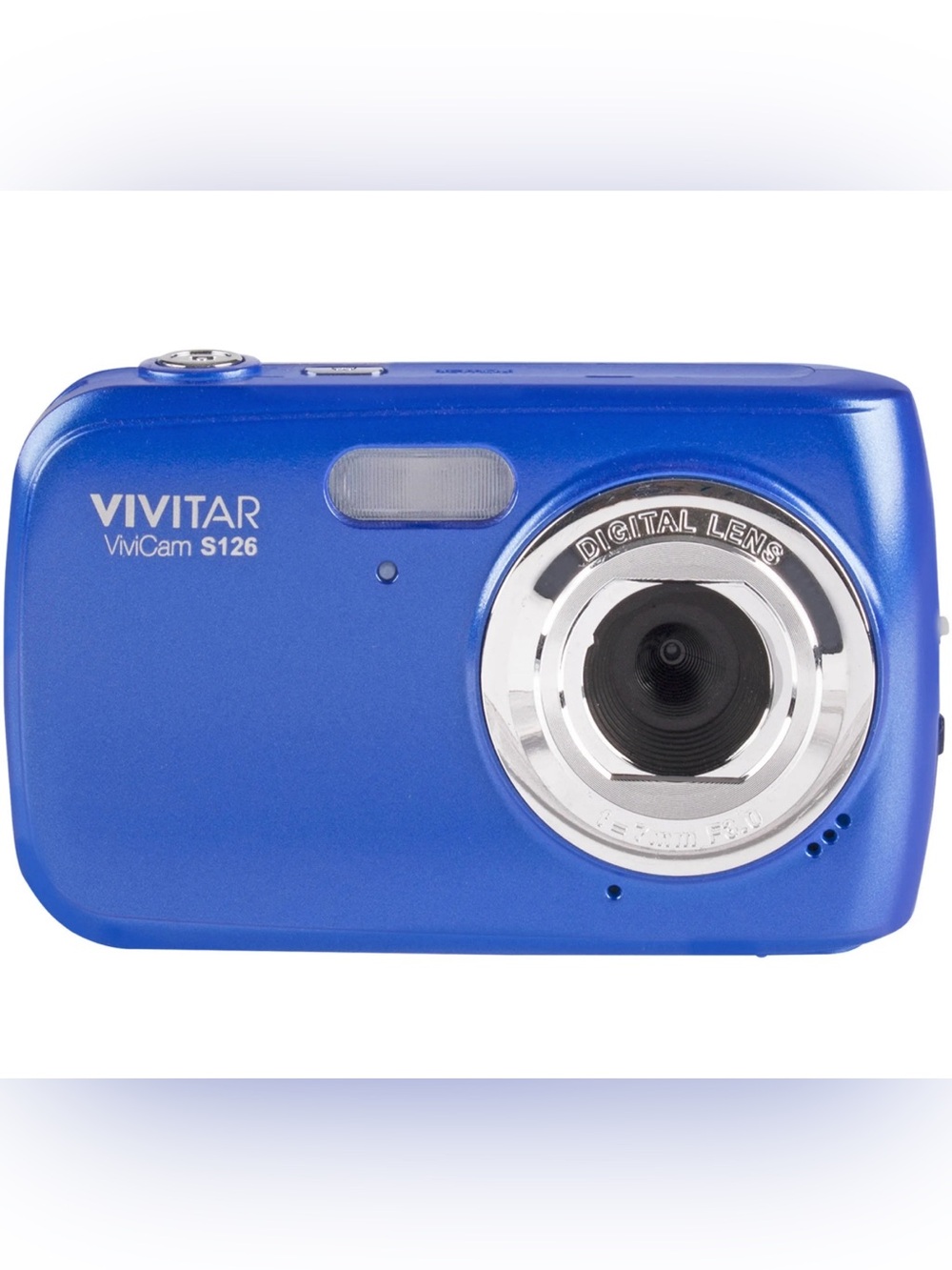Vivitar Vivicam S126 Compact Digital Camera — Blue